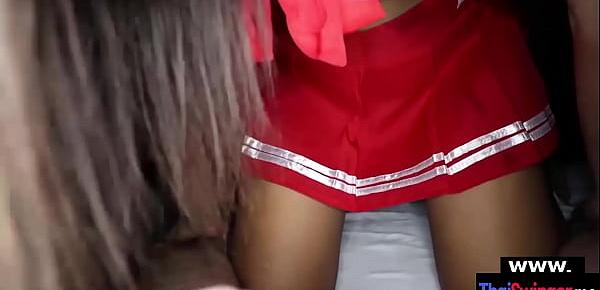  Real amateur Thailand chick in uniform gets dicked